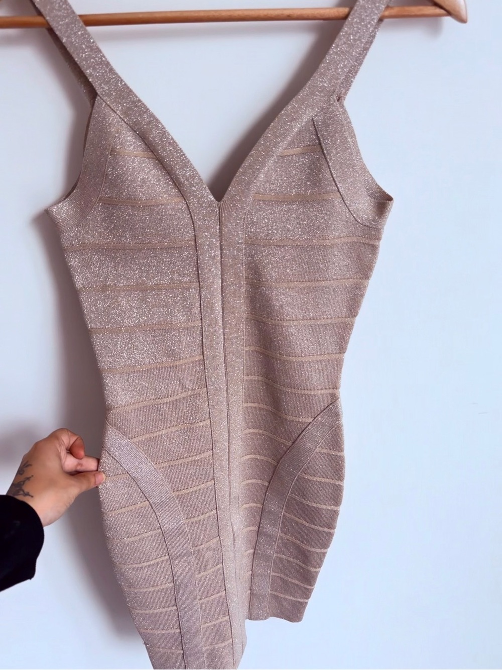 Guess Glitter Bandage Dress